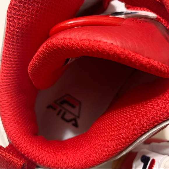 Fila Grant Hill 2 Basketball Shoes Trainers Sneakers Red Gum 1BM01088-946 MENS 8 - Picture 6 of 10